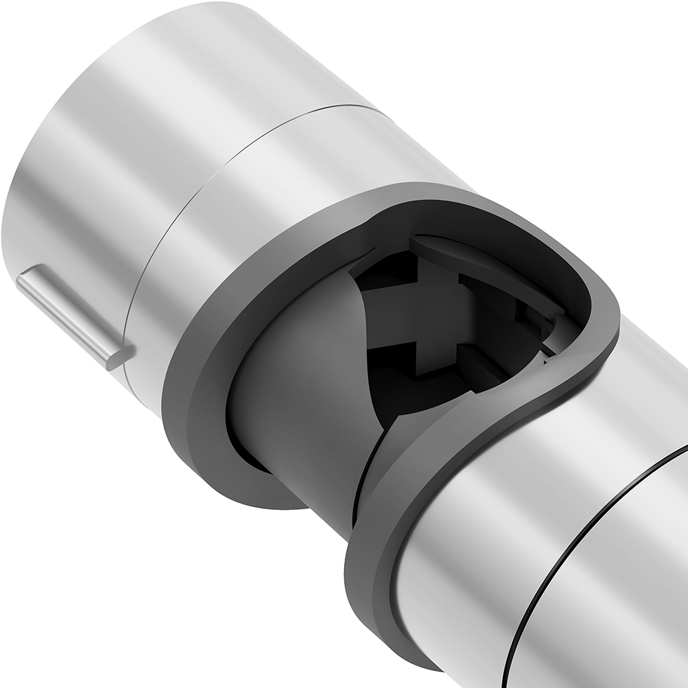 Suport universal pentru dus GOODHOME, ABS, 12.2 cm, crom