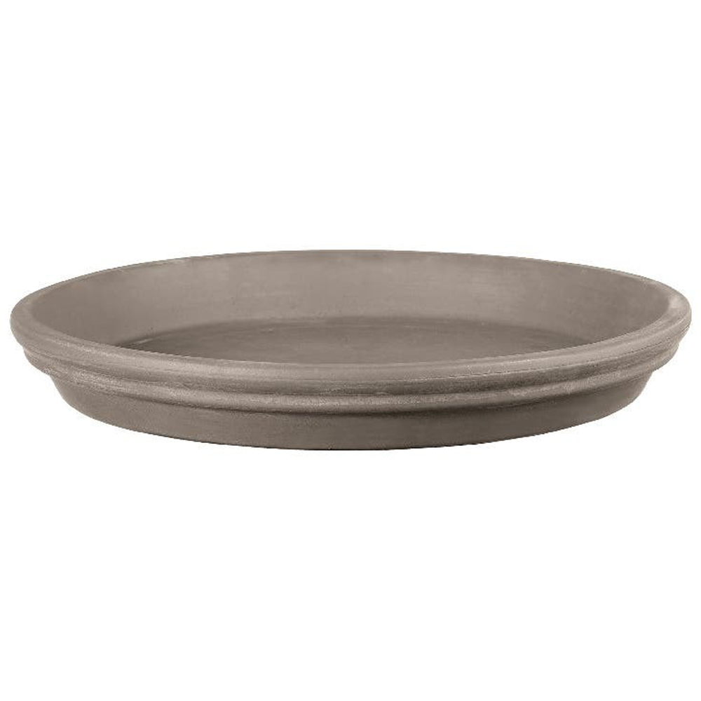 Farfurie ghiveci VERVE Laleh, teracota, D 19.3 cm, gri