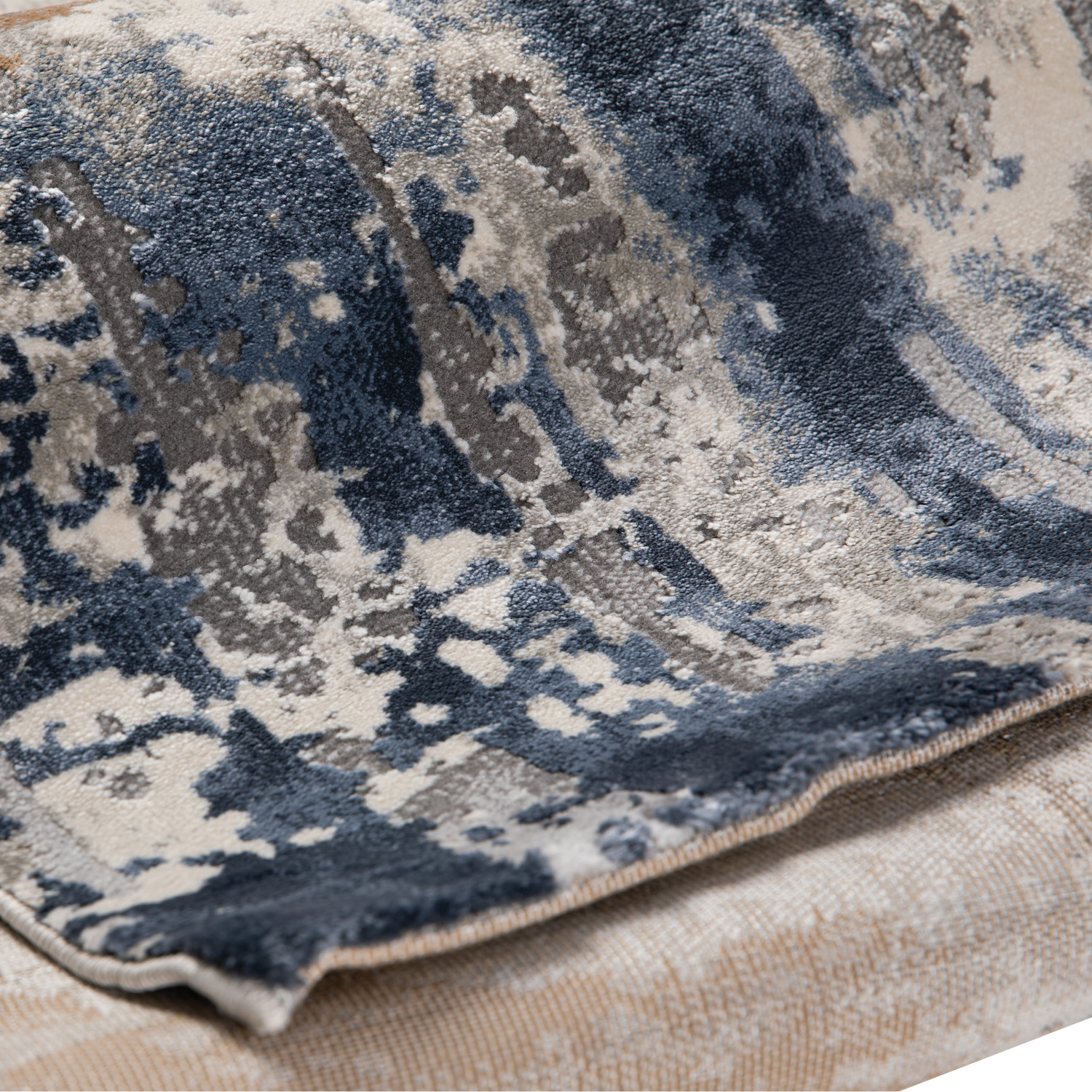 Covor living, albastru, polipropilena, 120 x 180 x 1.1 cm  Karacahan Ametis