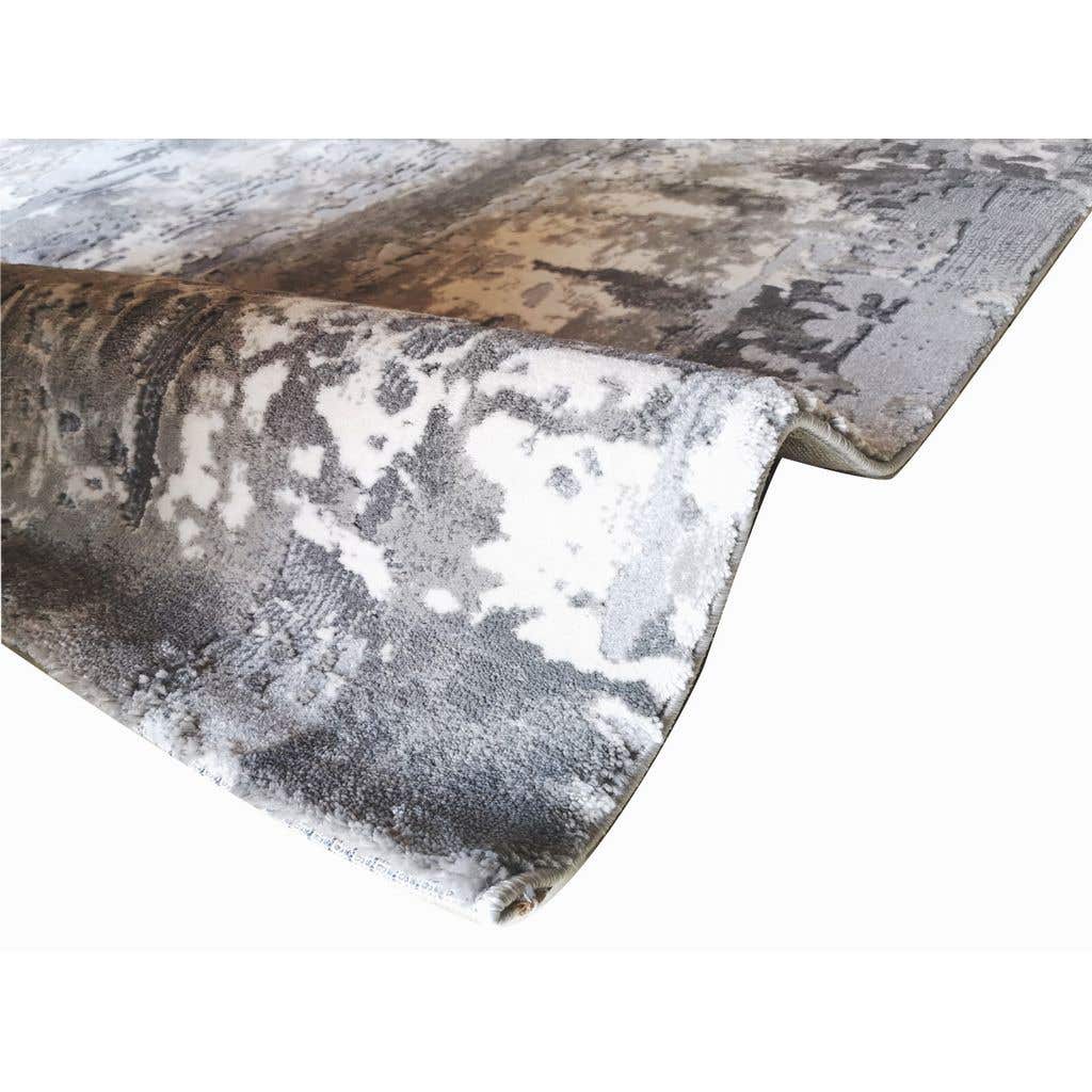 Covor living, gri, polipropilena, 120 x 180 x 1.1 cm  Karacahan Ametis