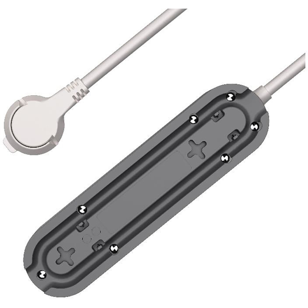 Prelungitor JACOBSEN, 3 prize Schuko, 1.5 m, 1.5 mm, alb/gri