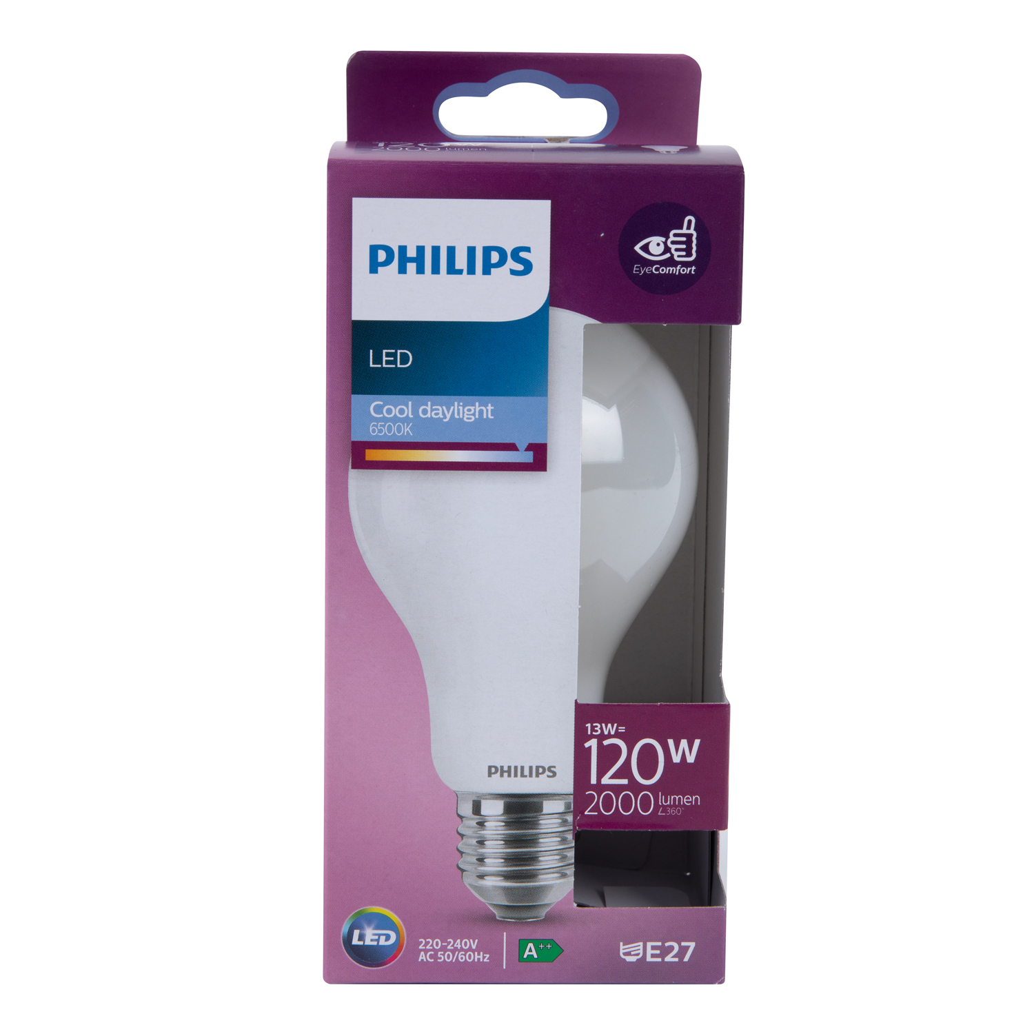 Bec LED, clasic, E27, 13 W, A67  Philips