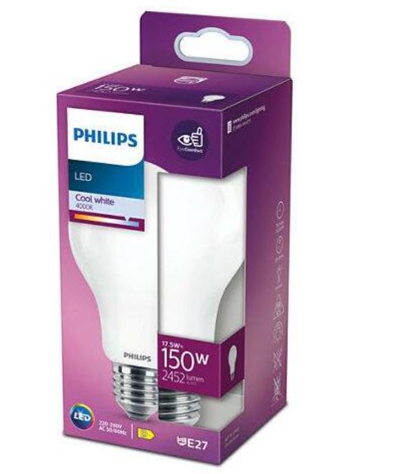 Bec LED, clasic, E27, 17.5 W A67  Philips