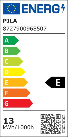 Bec LED, E27, 13 W, A65  Pila