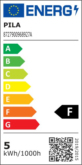 Bec LED, E27, 5 W, A60  Pila