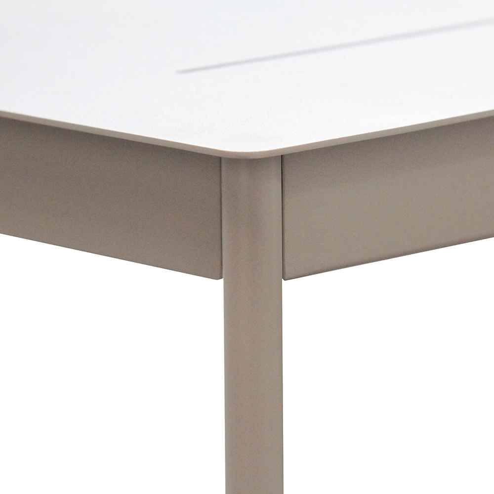 Masa terasa GOODHOME Santa Cruz, aluminiu, 240 x 90 x 76 cm, bej