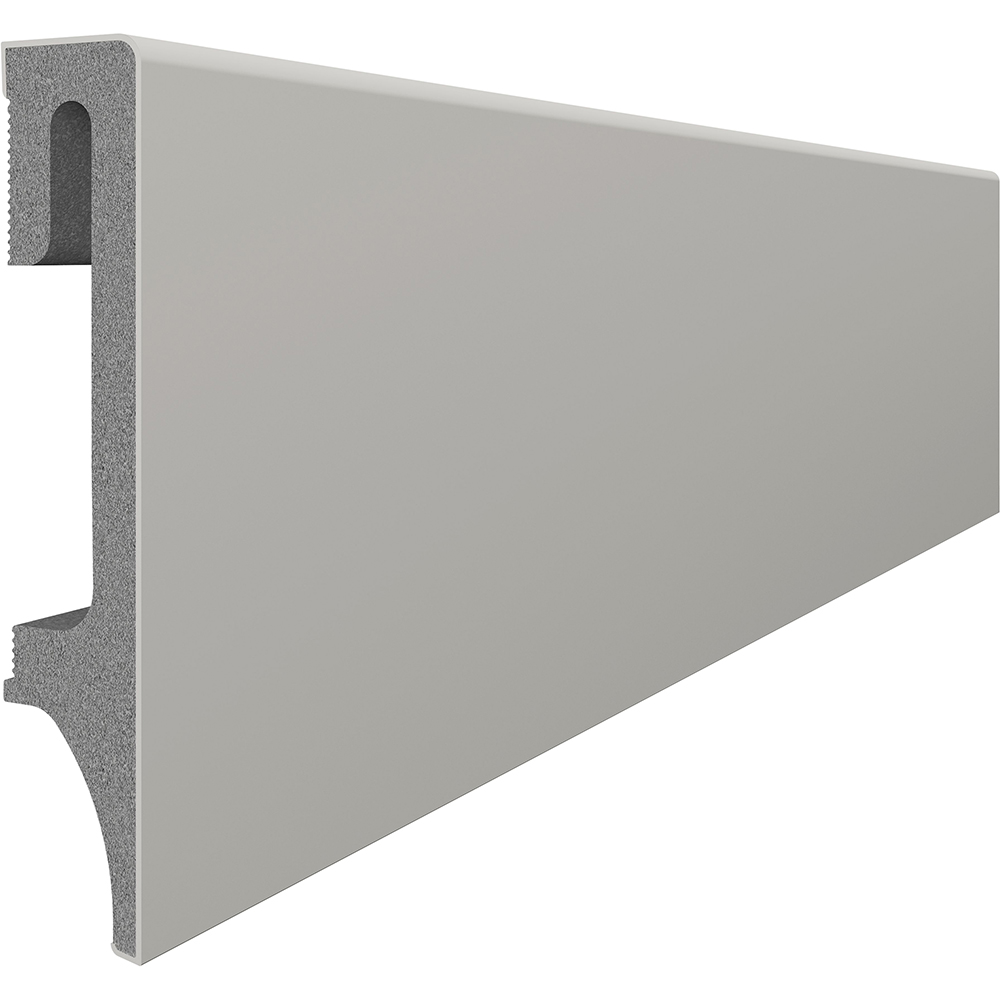 Plinta parchet VOX Espumo ESP203, PVC, 240 x 8 x 1.6 cm, gri
