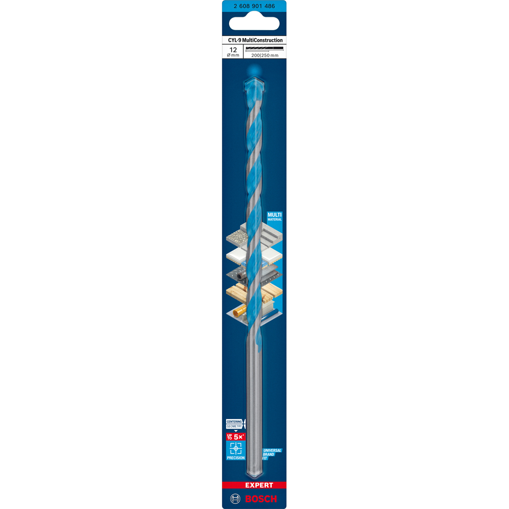 Burghiu BOSCH Expert CYL-9, 12 x 250mm 