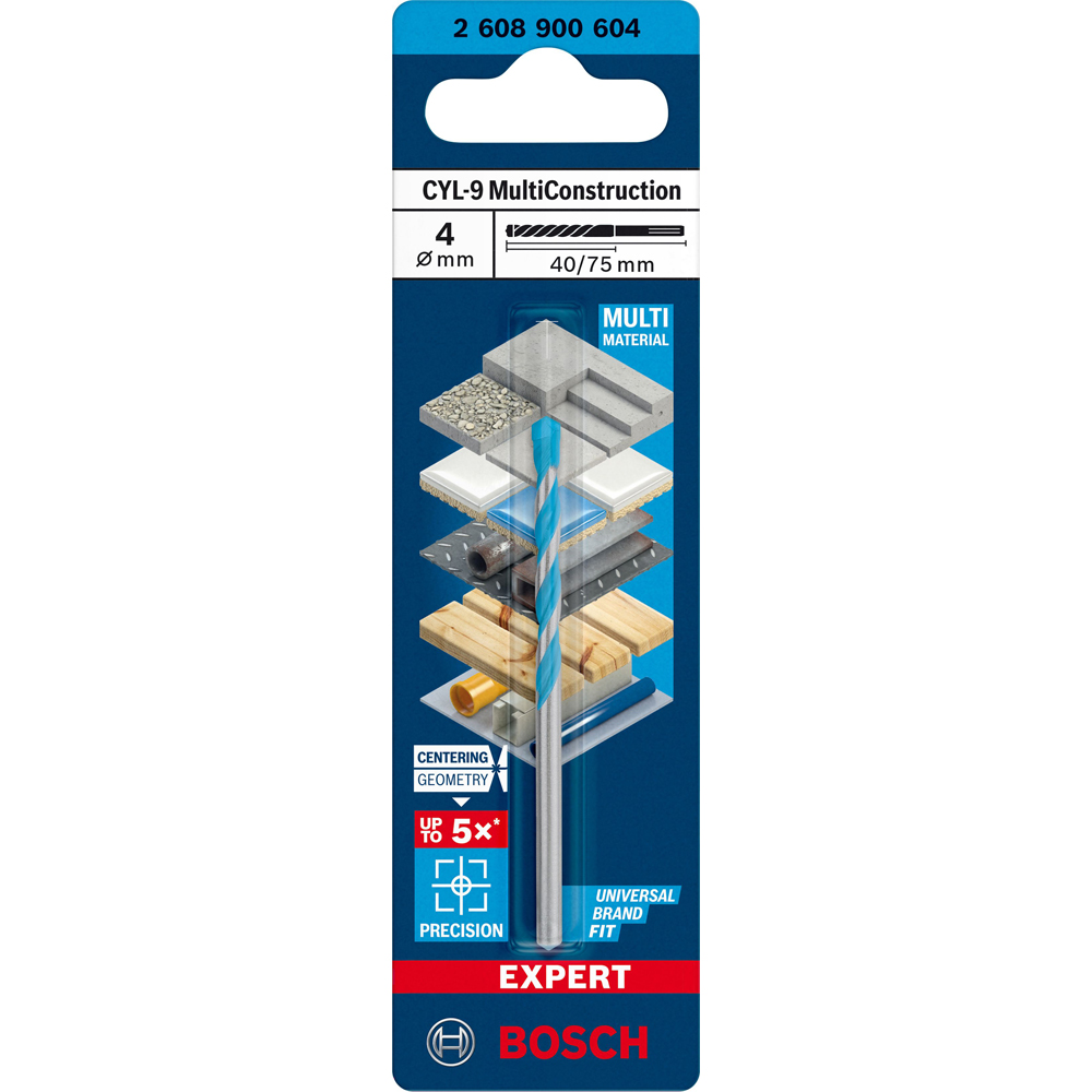 Burghiu BOSCH Expert CYL-9, 4 x 75mm 