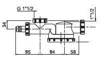 Sifon extraplat Wirquin TM100040, pentru chiuvete cu 1 cuva, 40 mm