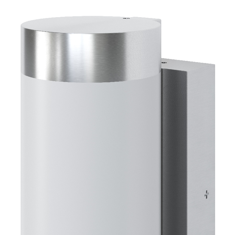 Lampa de exterior perete GOODHOME Callisto, 13.5W, IP44, argintiu