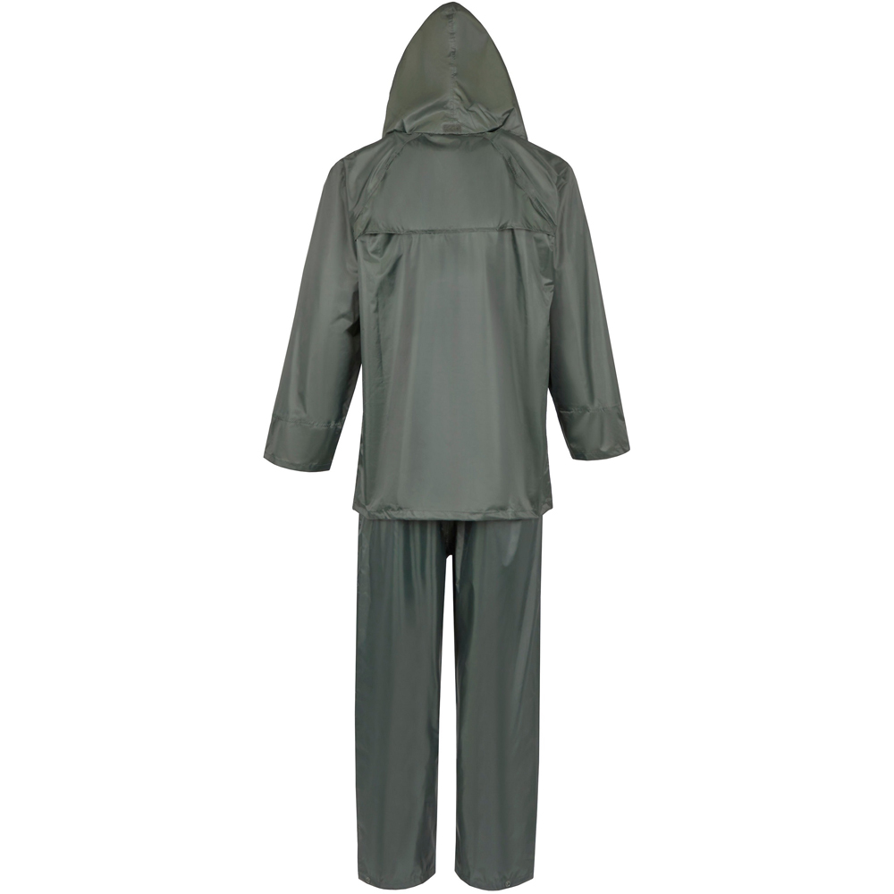 Costum impermeabil Site, 2 piese, poliester, marimea L, verde