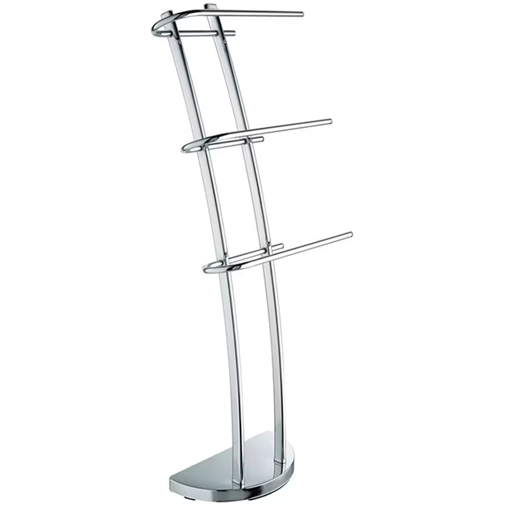 Suport prosop FRANDIS 191332, metal, 30 cm, argintiu