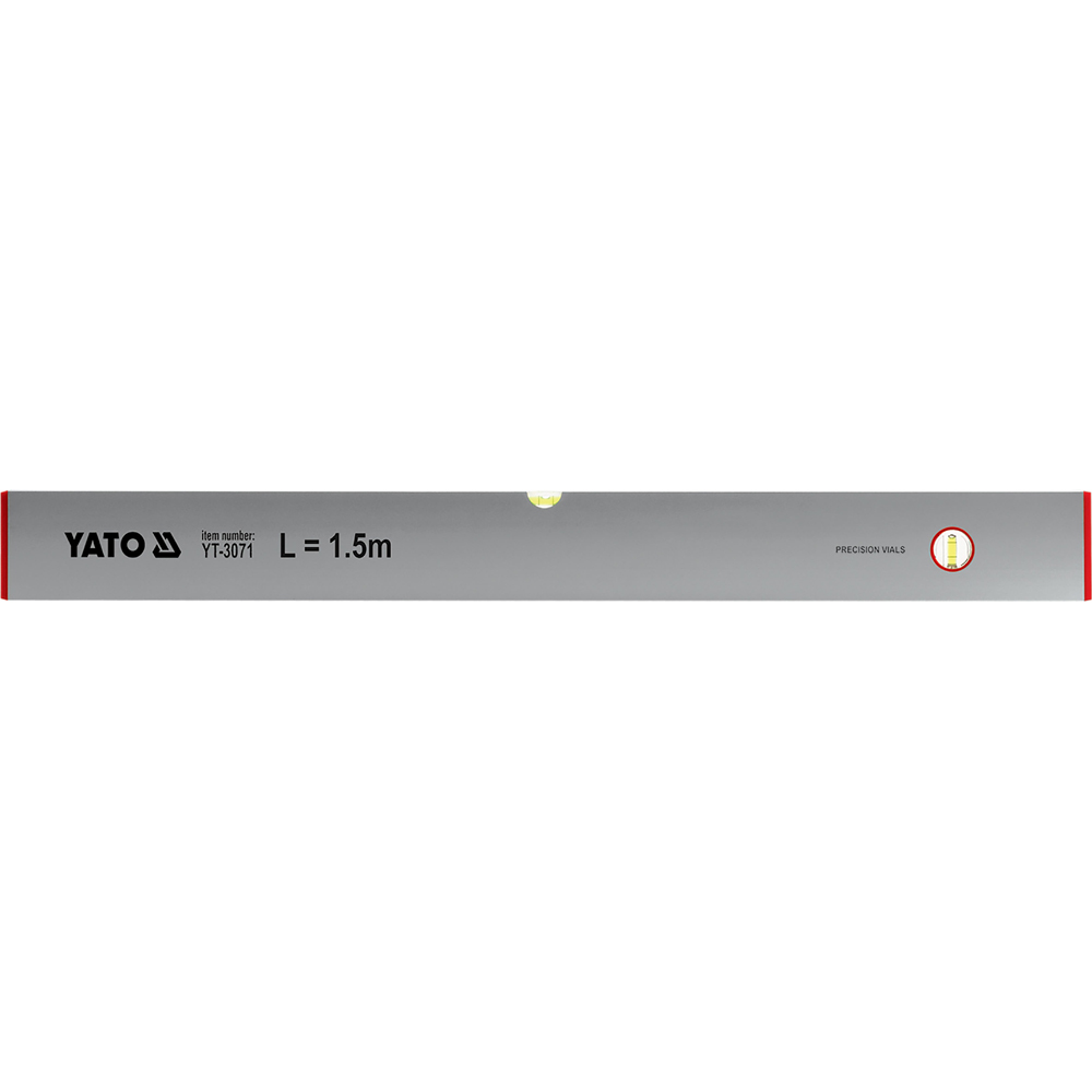 Dreptar aluminiu YATO, 2 bule de aer, 1.5 m