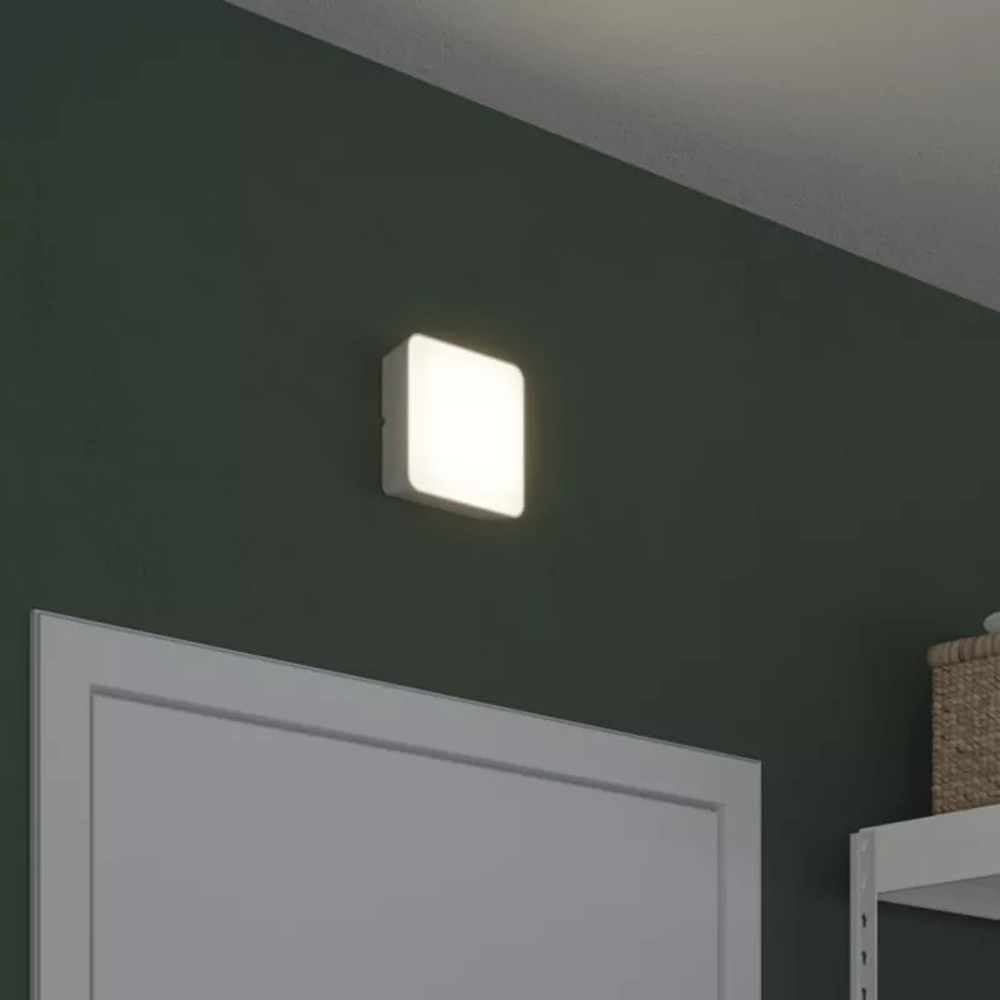 Lampa LED GoodHome Morseby, 12W, 1000lm, IP44, alb