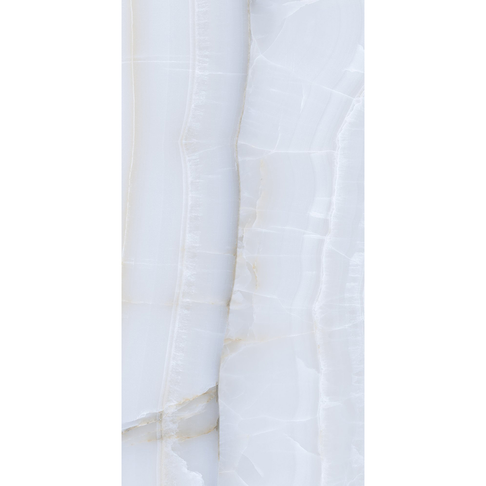 Gresie interior/exterior Meryland, marmura alb lucios, 60 x 120 cm, 9 mm, 1.44 m2/cutie