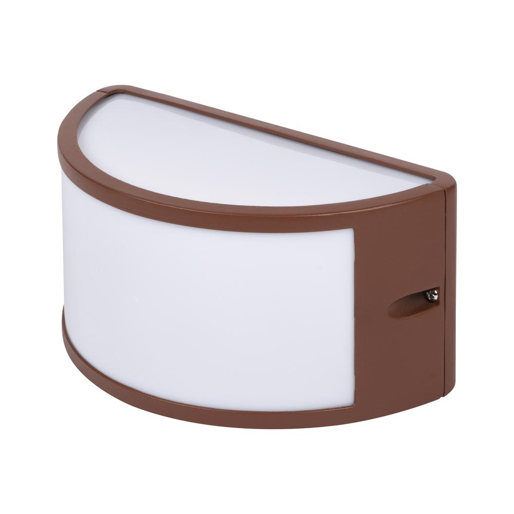 Aplica exterior ERSTE Sorey, E27, 60W, IP44, metal, alb/maro