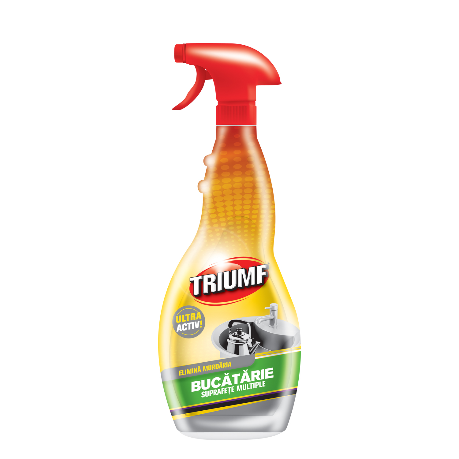 Solutie Curatare Suprafete Bucatarie, 500 ml  Triumf