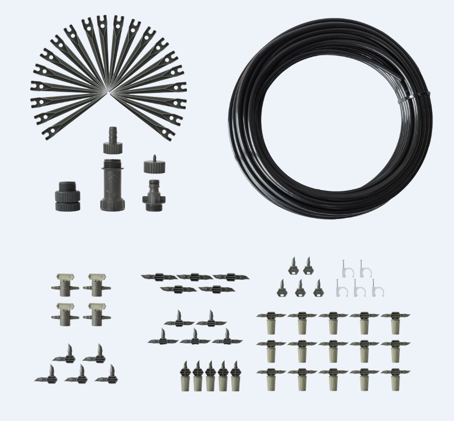 Kit micro irigare VERVE, capacitate pana la 20 plante, plastic