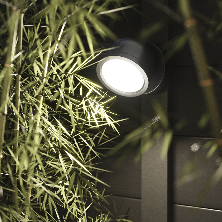 Aplica exterior GOODHOME Dalzel, LED, aluminiu si plastic, 250lm, negru
