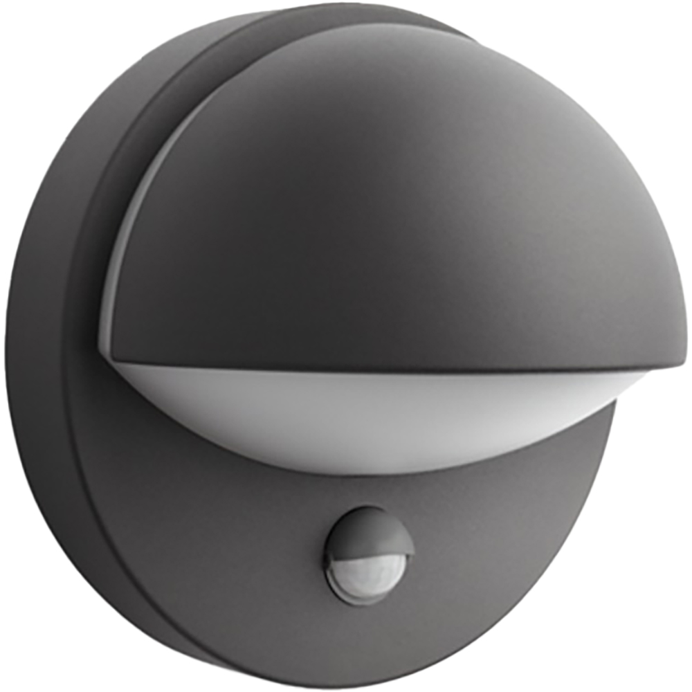 Aplica de exterior PHILIPS June, 12W, 741lm, IP44, gri antracit