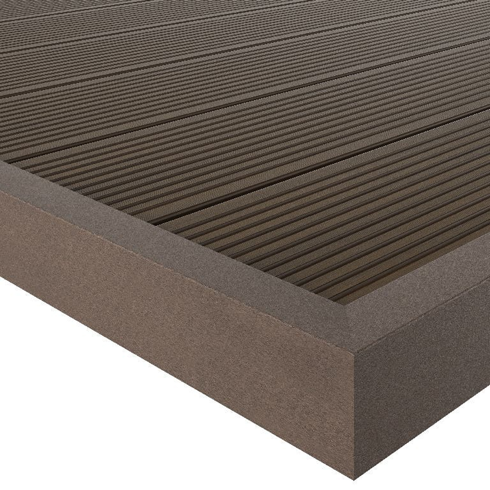 Profil de finisare clipsabil Klikstrom Neva Premium, 220 x 4 x 5.2 cm, forma L, compozit, maro