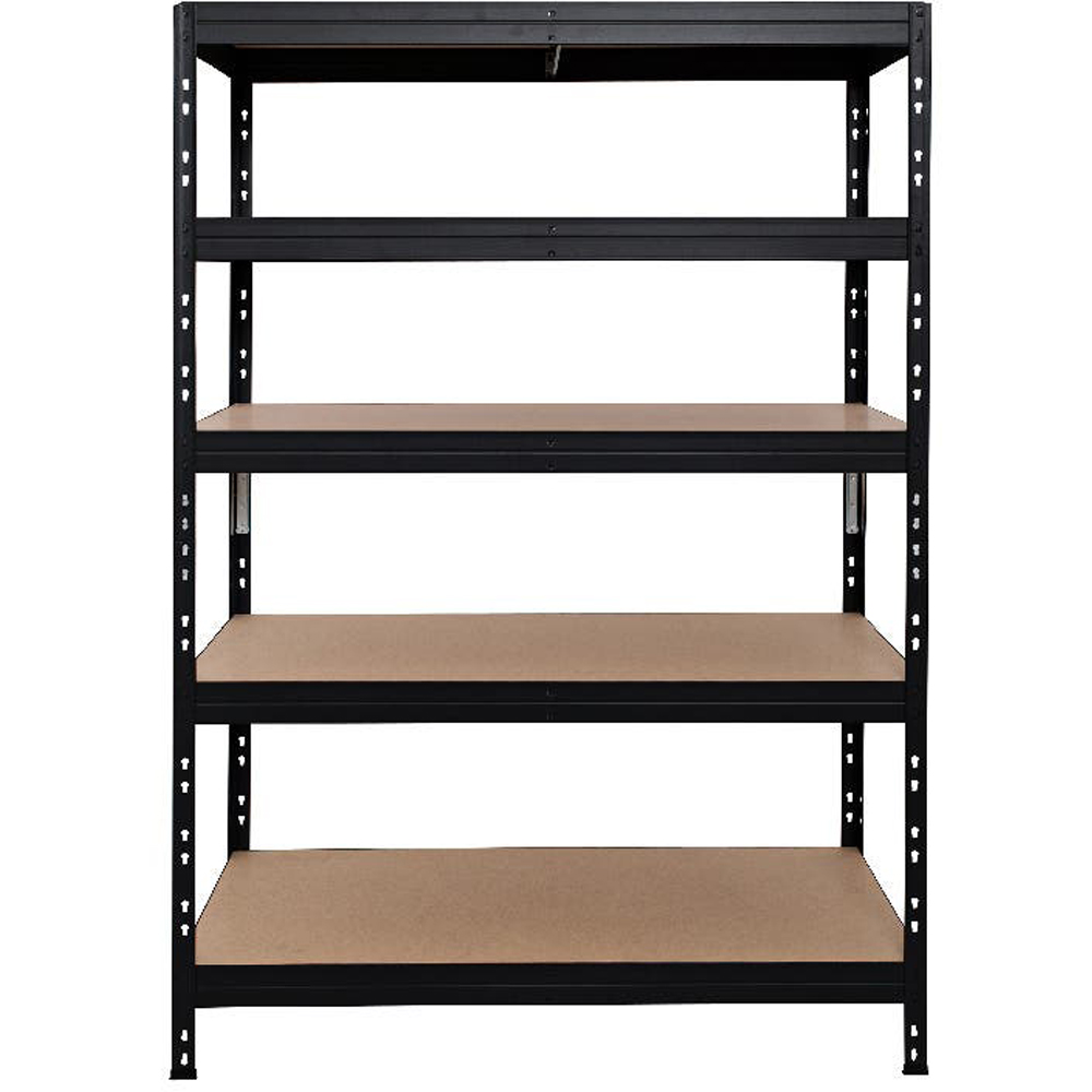 Raft atelier GOODHOME Rand, otel, 127.6 x 40 x 180 cm, negru
