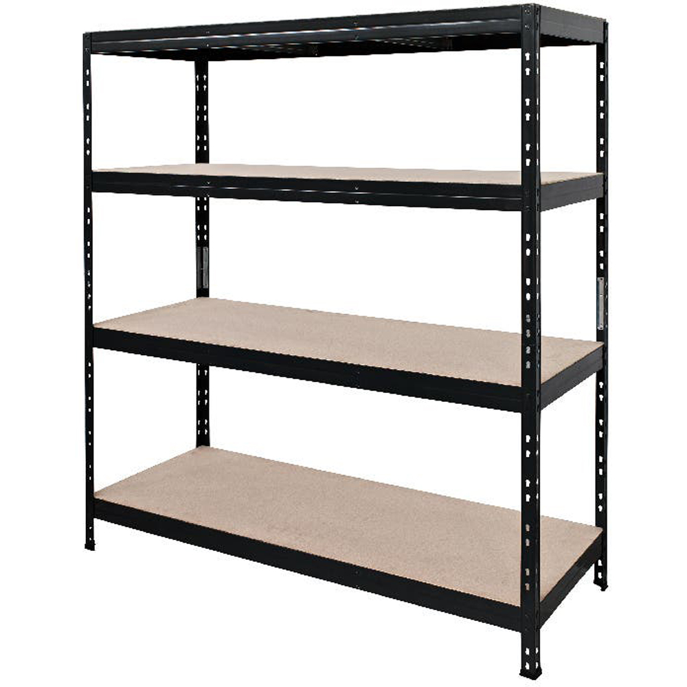 Raft atelier GOODHOME Rand, otel, 166 x 60 x 180 cm, negru