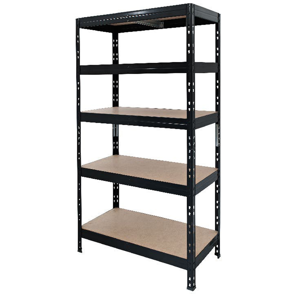 Raft atelier GOODHOME Rand, metal, 97 x 40 x 180 cm, negru
