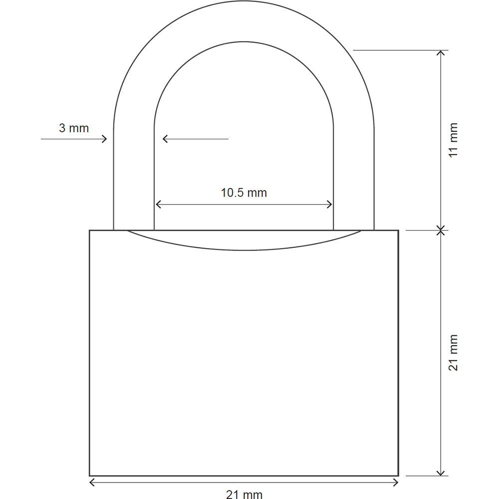 Lacate SMITH AND LOCKE, alama, 20mm, auriu, 2buc