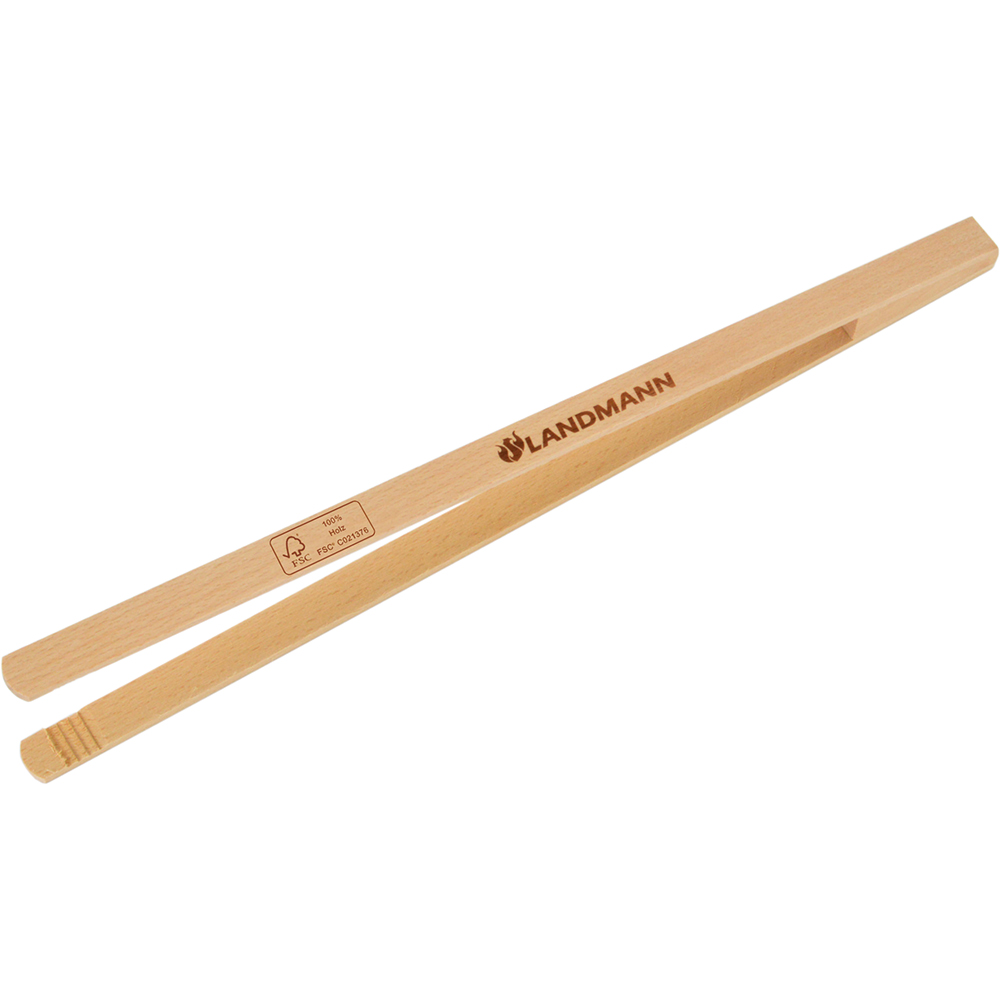 Cleste gratar GRILLCHEF, lemn, 46 x 5 x 2 cm, maro deschis