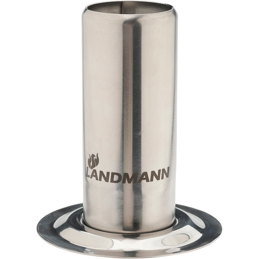 Accesoriu gatit pui LANDMANN, otel inoxidabil, 10 x 10 x 12.5 cm, gri metalic