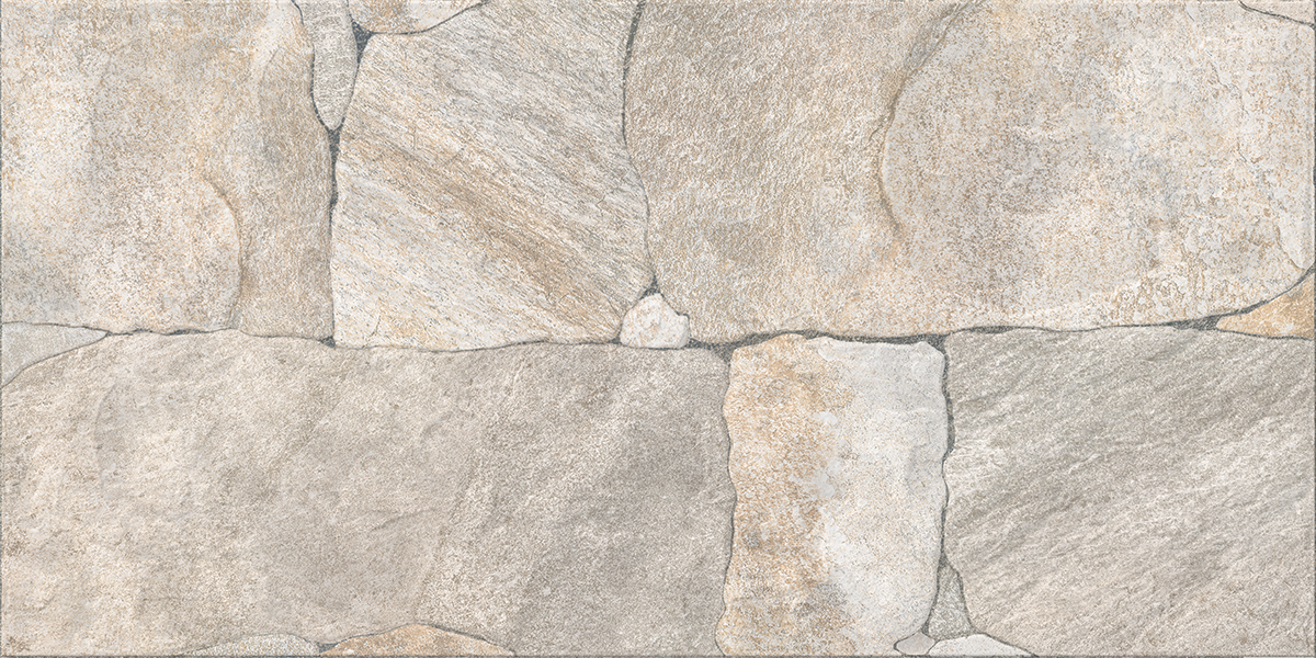 Gresie exterior Basalt, 30 x 60 cm, grosime 8.5 mm, 1.62 m2, bej piatra