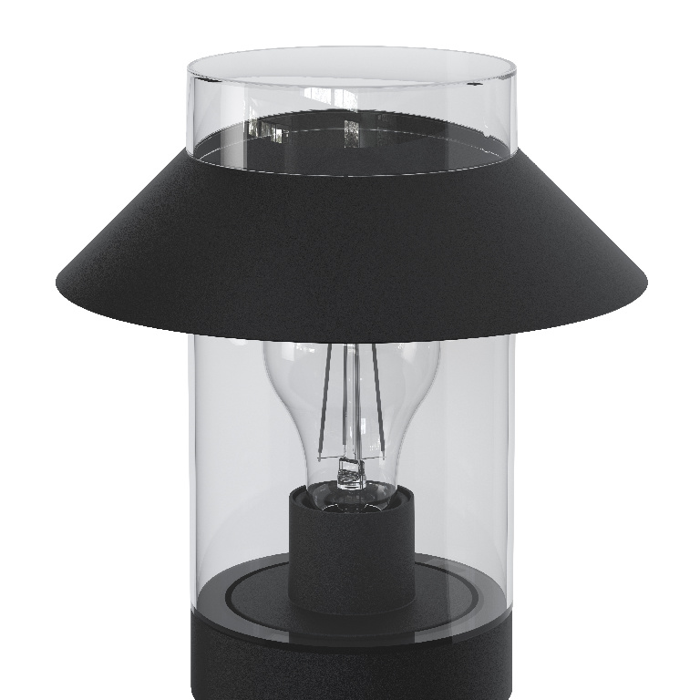 Stalp exterior LED GOODHOME Caprer, 25W, IP44, negru