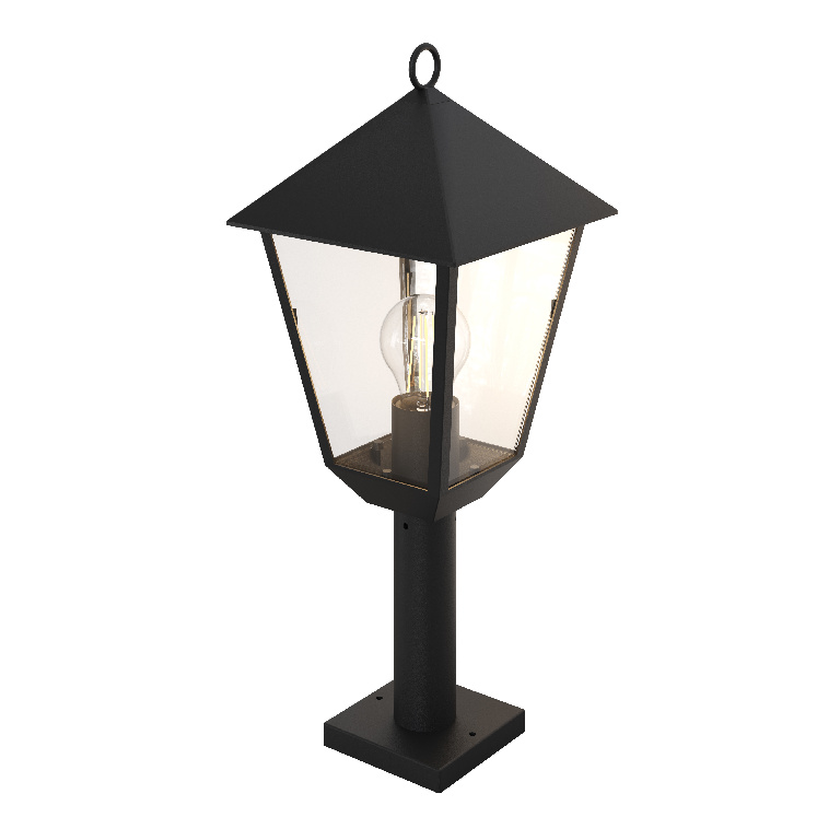 Stalp Led GOODHOME Docker, E27, 25W, IP44, NEGRU