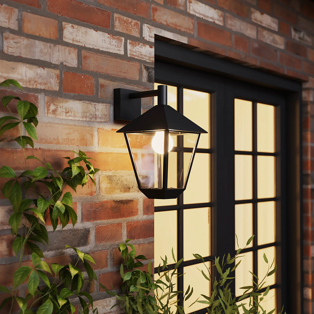  Lampa LED pentru exterior Docker GOODHOME, E27, 25W, IP44, tip downlight, negru