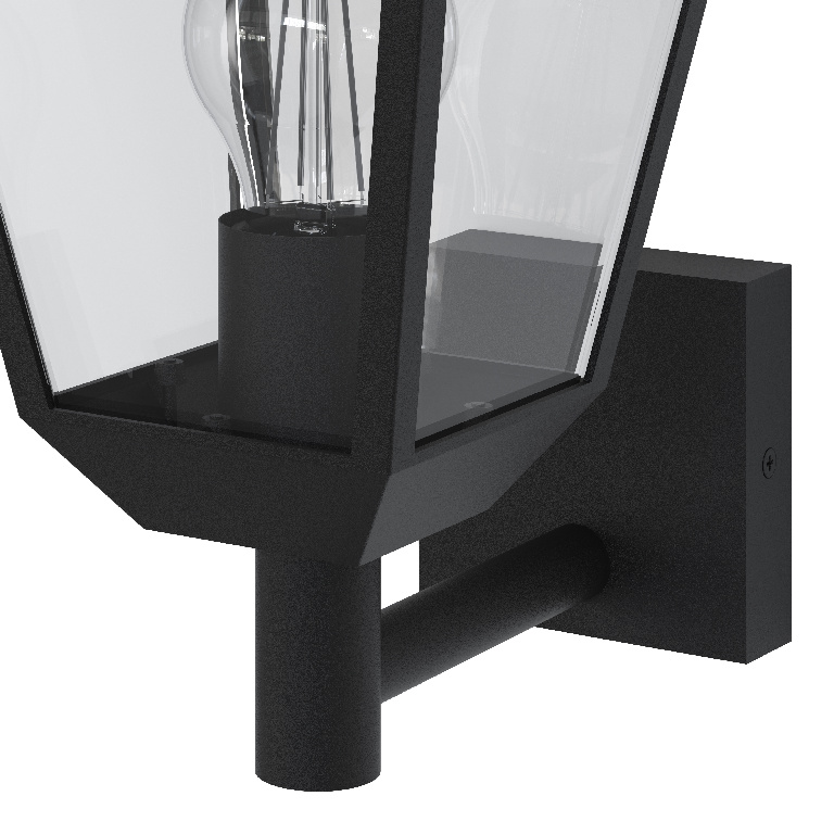 Lampa LED pentru exterior Docker GOODHOME, E27, 25W, IP44, negru