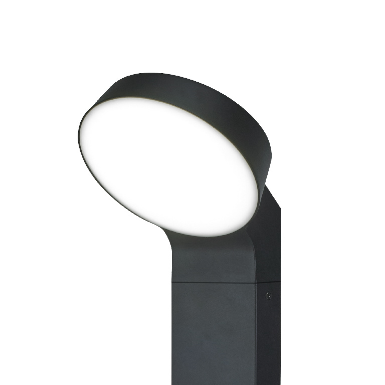 Stalp Led GOODHOME Edna, 1000lm, IP44, negru