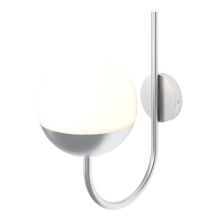 Lampa Led GOODHOME Jarrom, E27, 25W, IP44, argintiu