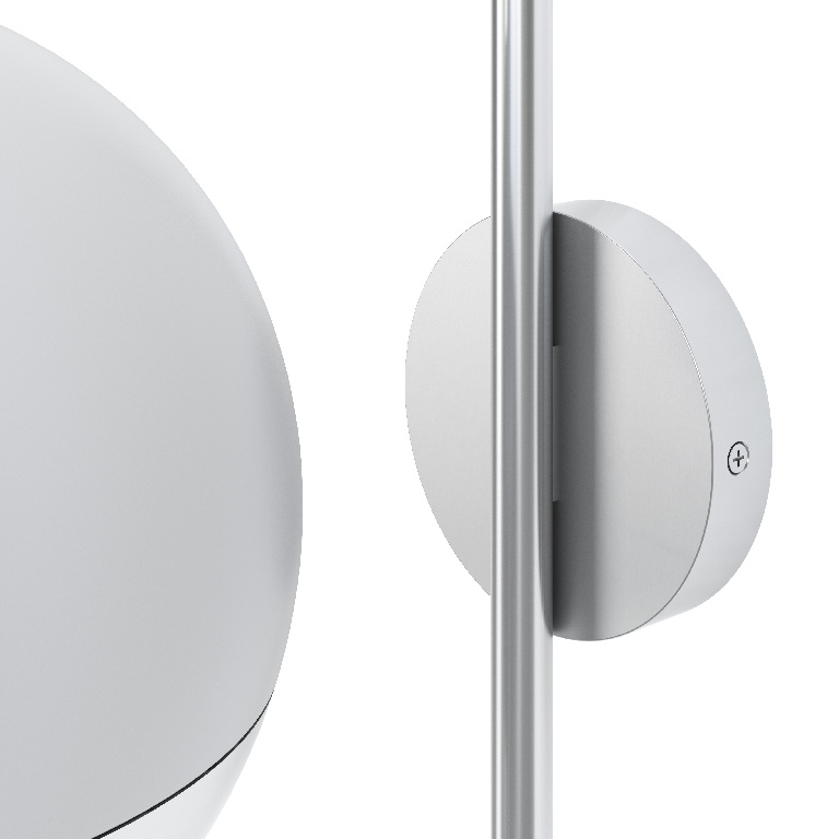 Lampa Led GOODHOME Jarrom, E27, 25W, IP44, argintiu