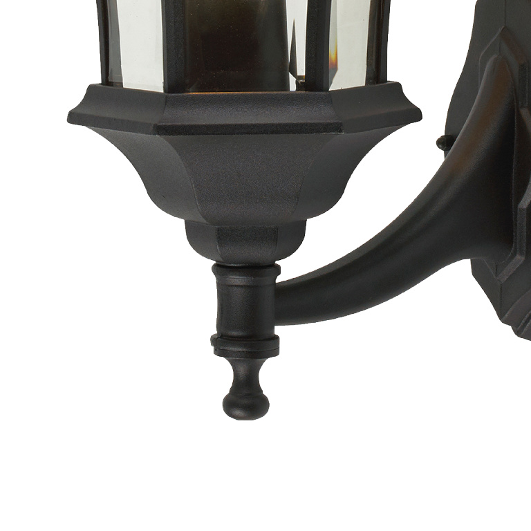 Lampa Led GOODHOME Richelieu, E27, 75W, IP44, negru