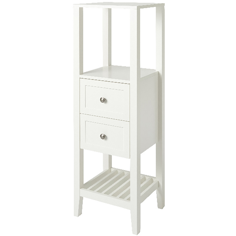 Dulap baie GOODHOME, 40.2 x 36 x 120 cm, alb