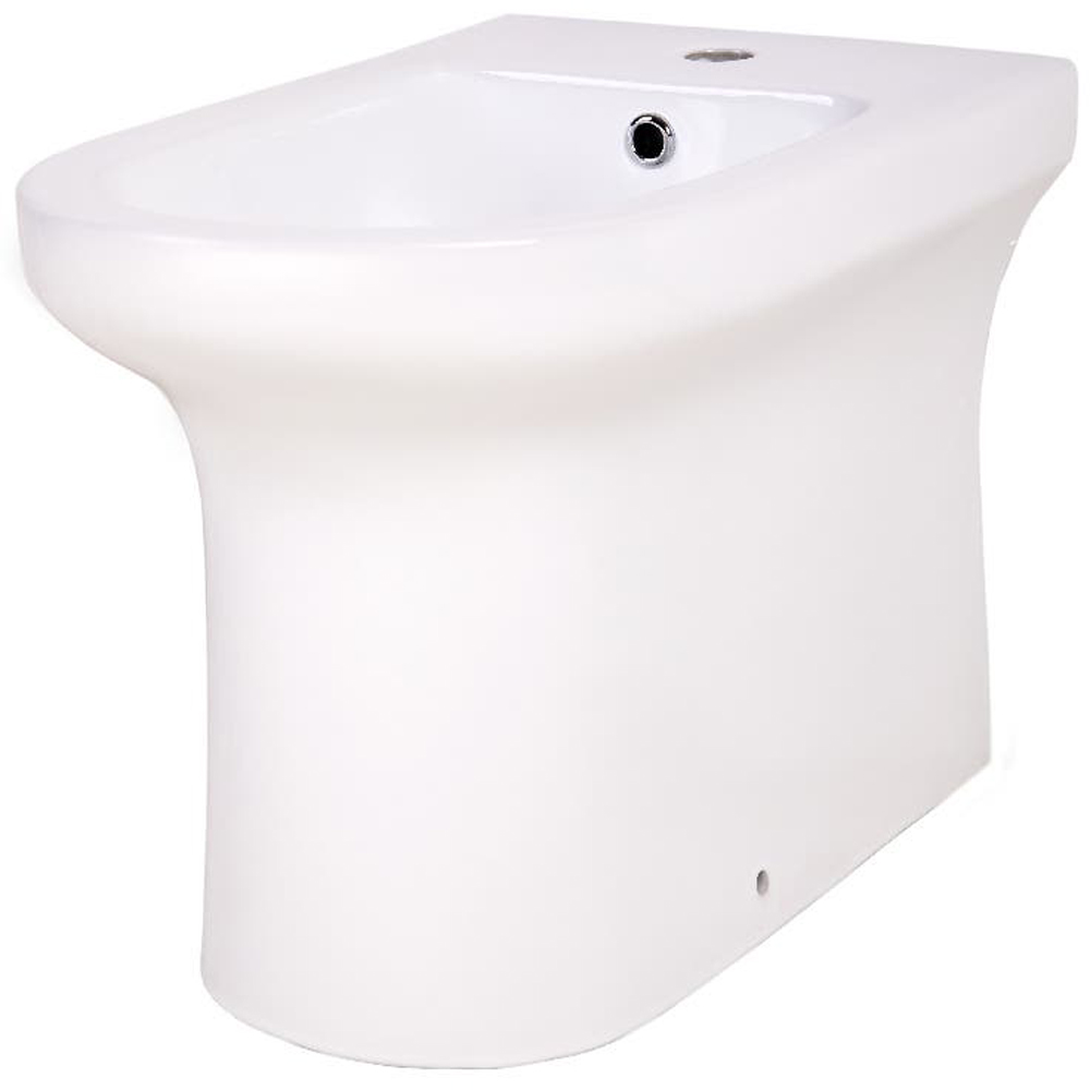 Bideu stativ GOODHOME Cavally, portelan, 36 x 55 x 40.5 cm, alb