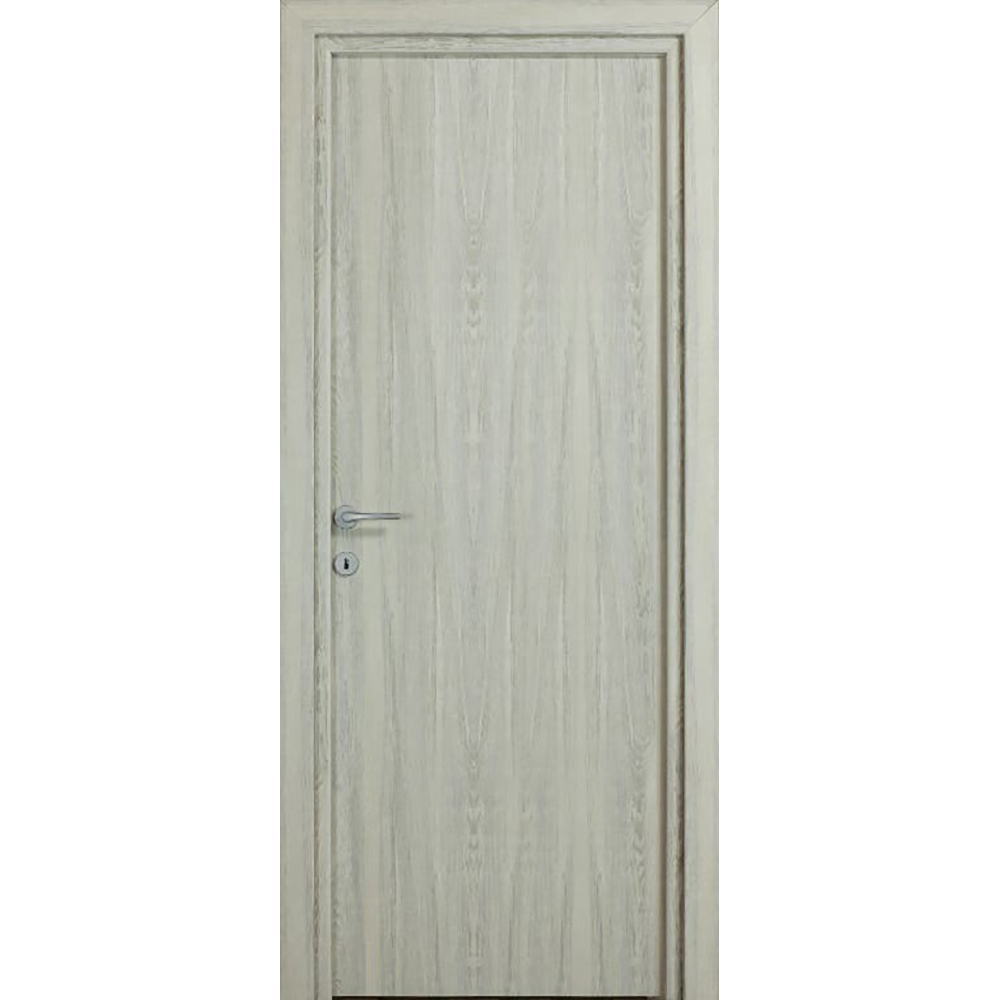 Usa interior Karpat, fara geam, reversibila, MDF, 88 x 203 cm, gri sampanie