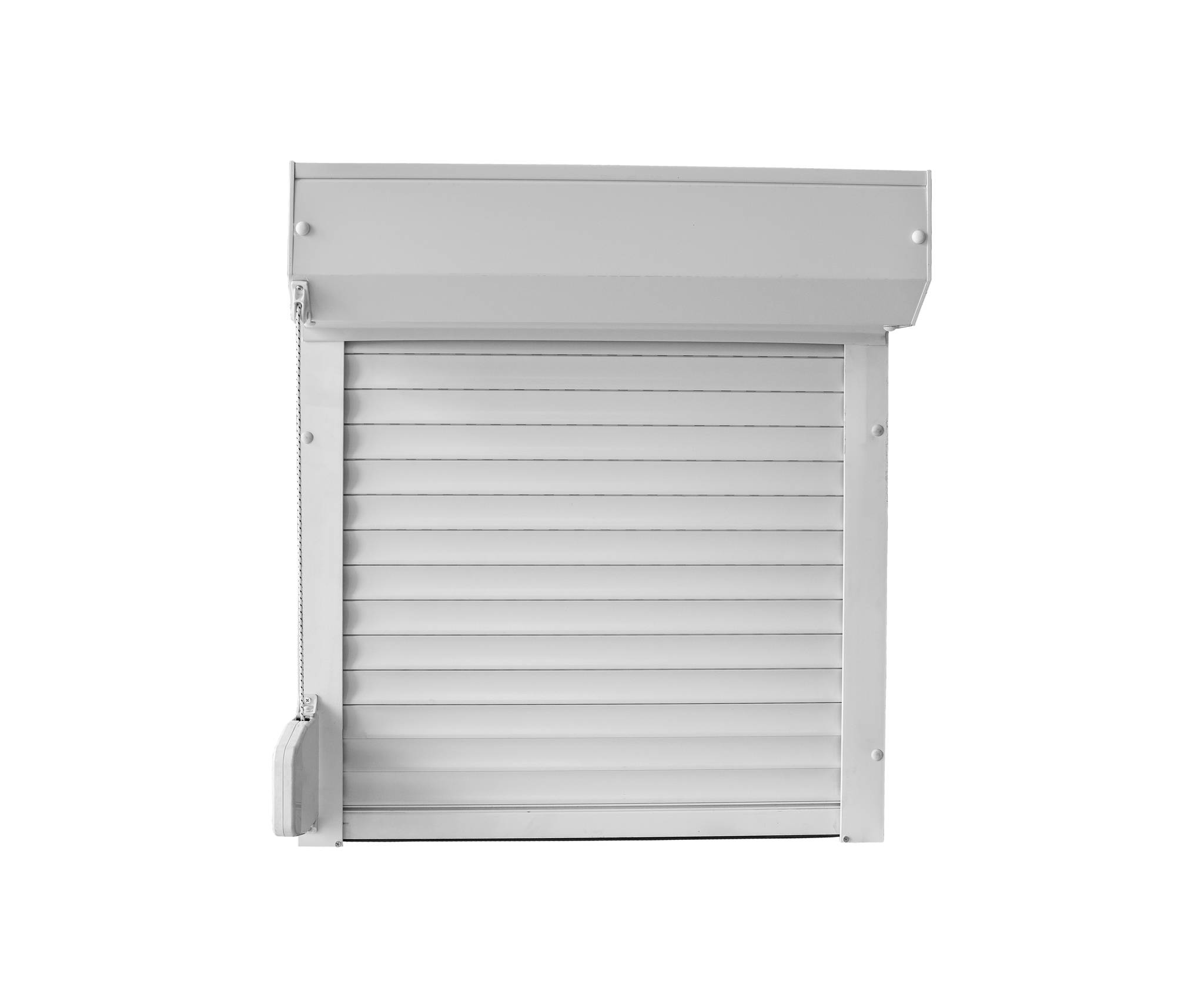 Rulou exterior aluminiu, alb, 114 x 114 cm