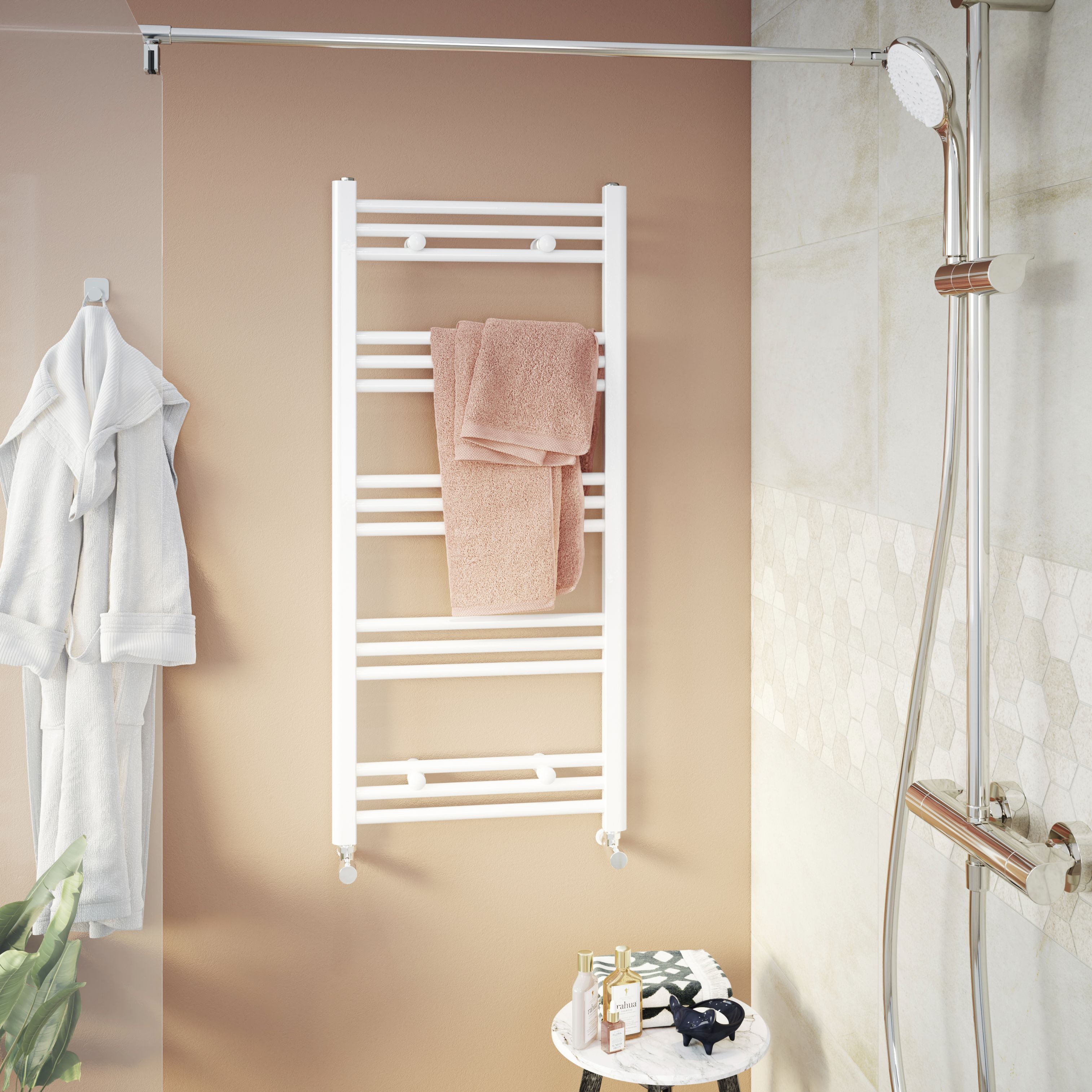 Radiator portprosop drept GoodHome, otel, 50 x 110 cm, alb