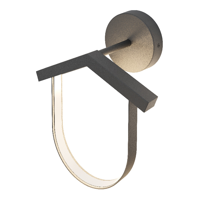Lampa de exterior GOODHOME, LED integrat, 12W, IP44, 420lm, aluminiu si plastic, gri inchis