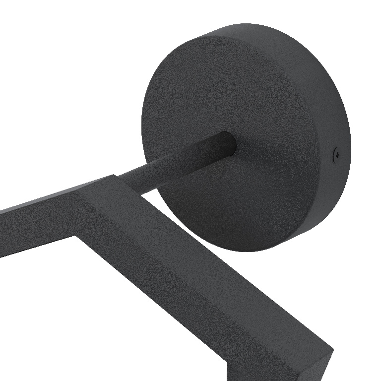 Lampa de exterior GOODHOME, LED integrat, 12W, IP44, 420lm, aluminiu si plastic, gri inchis