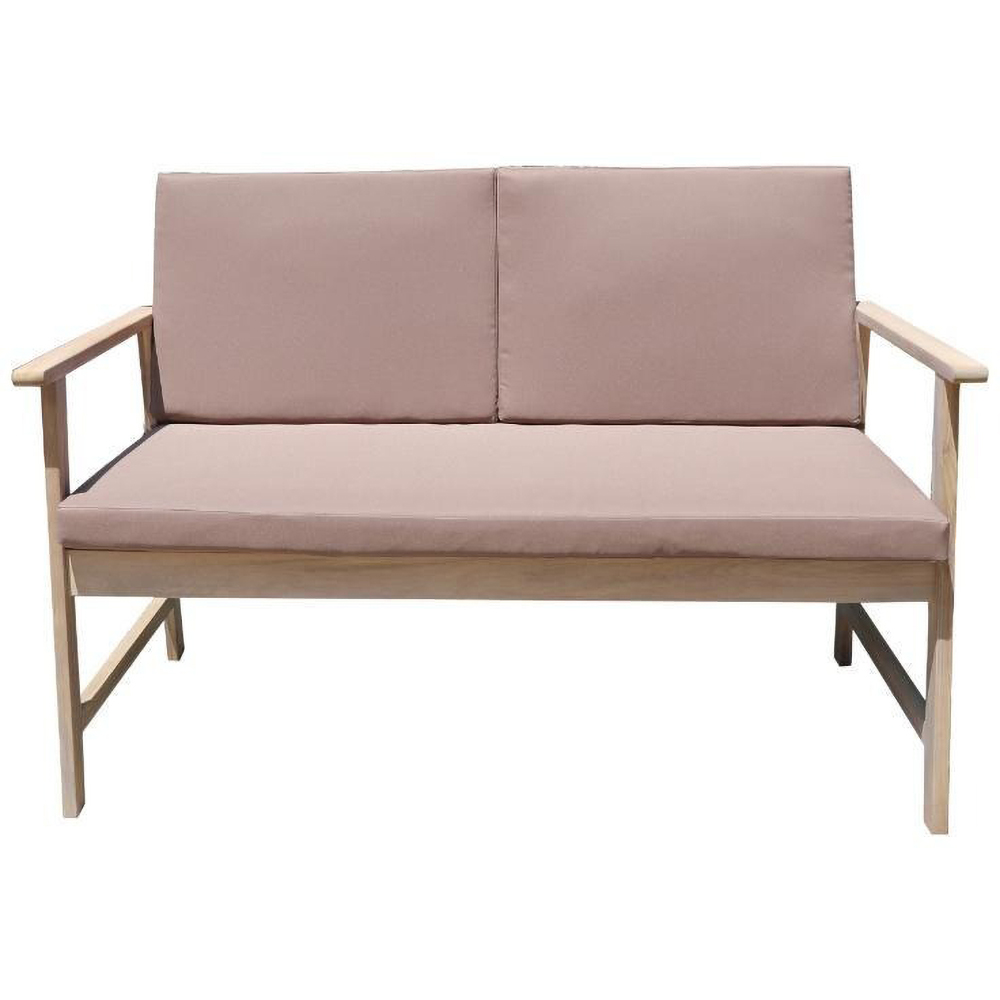Set mobilier gradina Piotta, 4 piese, maro deschis