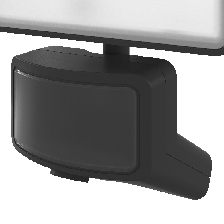 Proiector LED solar cu senzor GOODHOME, 800lm, 5000K, IP65, plastic, negru, lumina alb rece